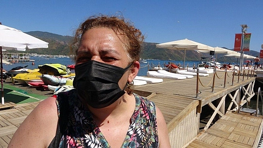 Marmaris'te yaz devam ediyor