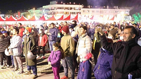 Marmaris'te yeni yıl kutlamaları devam ediyor
