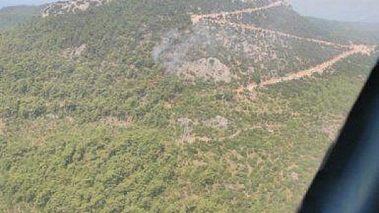 Marmaris'teki orman yangını kontrol altına alındı