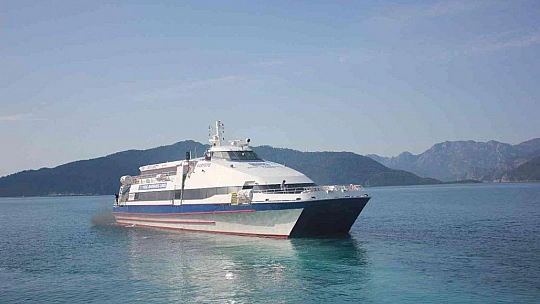 Marmaris'ten Rodos'a feribot seferleri başladı