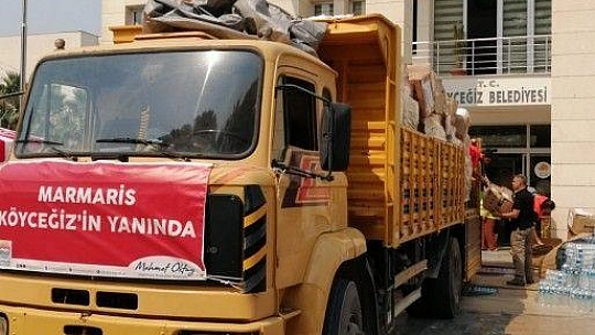 Marmaris, yardım elini uzattı