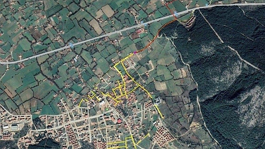 Kentsel sit alanı doğalgaza kavuşuyor