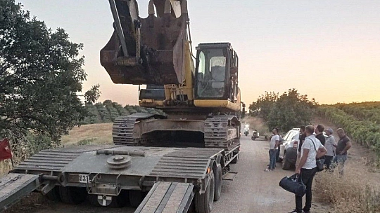 MSB: ''Dozer ve iş makineleri Manisa'dan Muğla'ya intikal ettirildi''