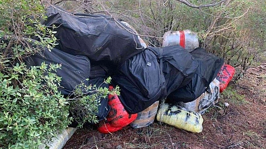 Muğla açıklarında Arnavutluk'tan Türkiye'ye getirilmek istenen 1,5 ton uyuşturucu ele geçirildi