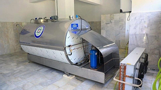 Muğla Büyükşehirden üreticilere süt tankı desteği