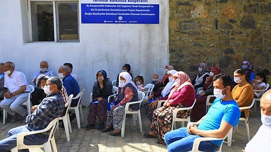 Muğla Büyükşehirden üreticilere süt tankı desteği