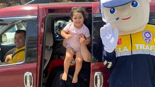 Muğla'da 'şeker' tadında trafik uygulaması