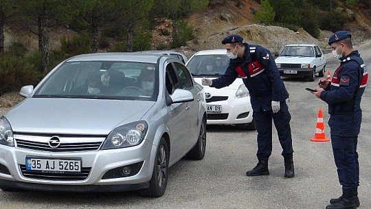 Muğla'da Jandarma ve polisten sıkı denetimi