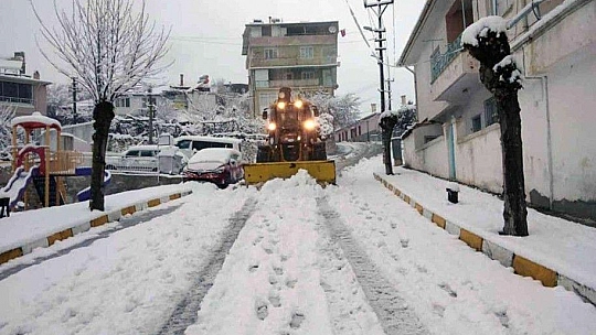 Muğla'da kar mesaisi