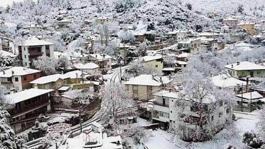 Muğla'da kar mesaisi