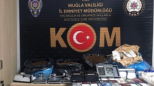 Muğla KOM operasyonlarında bir tutuklama