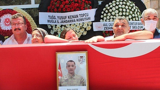 Muğla, şehidini son yolculuğuna uğurladı