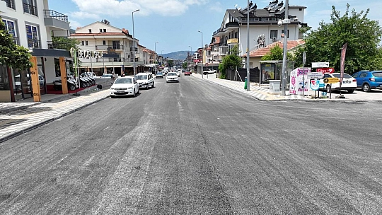 BSK Sıcak asfalt aşınma tabakasının birinci etabı bitti