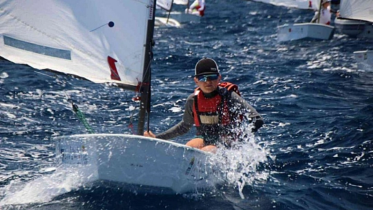 Optimist Dünya Şampiyonası Bodrum'da başladı