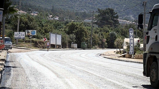 Ovacık Caddesi asfaltlanıyor