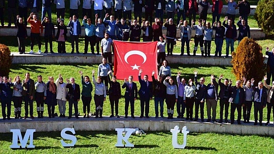 Rektör Çiçek Güvenlikçiler ile bir araya geldi