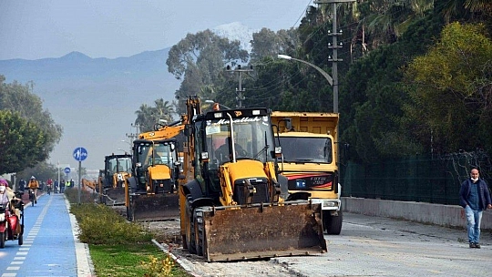 Sahil Bandı'nda alt yapı çalışmaları başladı!
