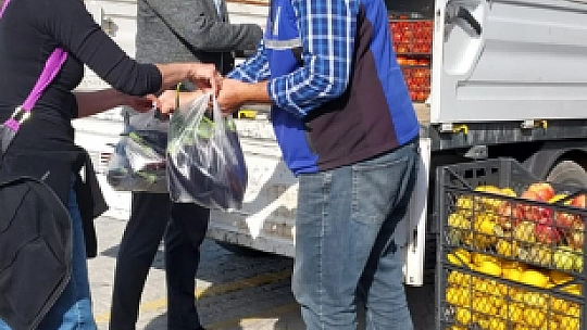 ASKIDA SEBZE KAMPANYASI BÜYÜK İLGİ GÖRDÜ