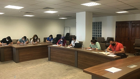 Belediye personellerine iletişim eğitimi verildi