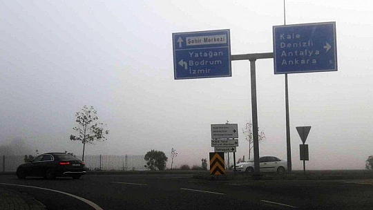 SİS NEDENİYLE GÖRÜŞ MESAFESİ 10 METREYE DÜŞTÜ