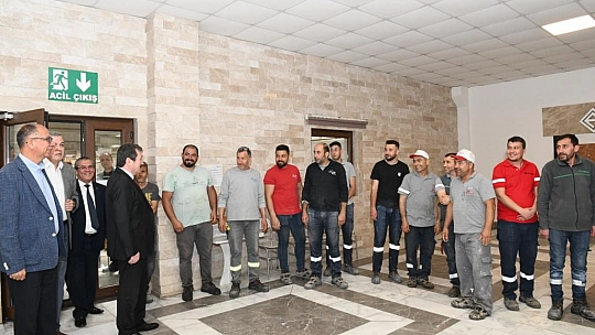 Vali Orhan Tavlı, Emekçilerle Bir Araya Geldi