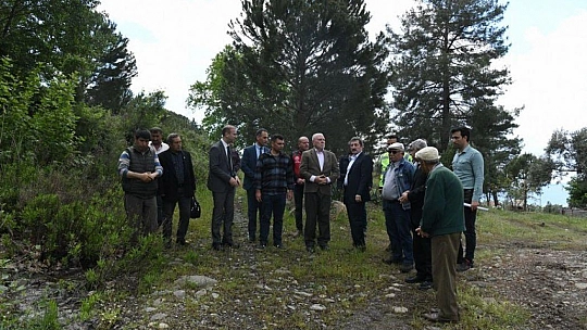Vali Orhan Tavlı,  Proje Çalışmalarını Yerinde İnceledi
