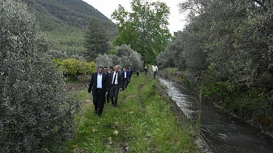 Vali Orhan Tavlı,  Proje Çalışmalarını Yerinde İnceledi