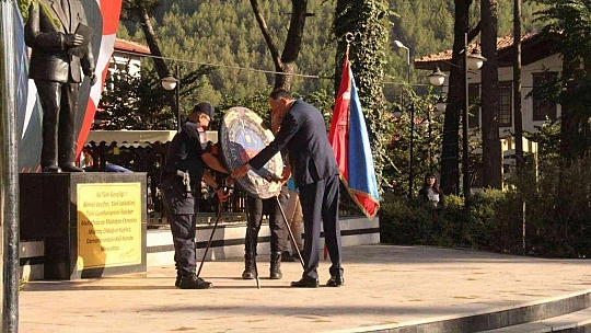 Ula'da 19 Eylül Gaziler Günü kutlandı