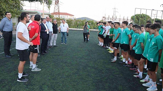 Vali Tavlı, Muğlaspor kulübünü ziyaret etti