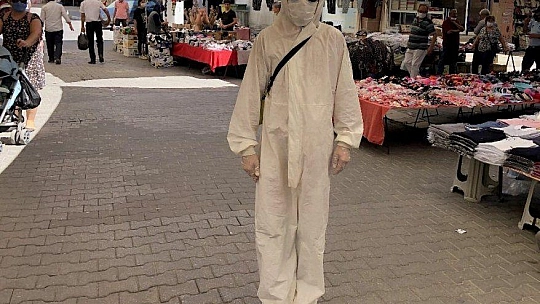 Vatandaş tam teşekküllü Covid-19 önlemi dikkat çekiyor