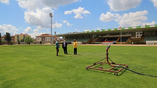 Atatürk Stadı suyuna kavuştu