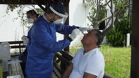 Fethiyespor'da futbolcular testten geçti