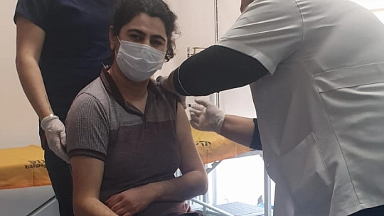 Aile, Çalışma ve Sosyal Hizmetler İl Müdürlüğü'nde 2. doz aşılar tamamlandı