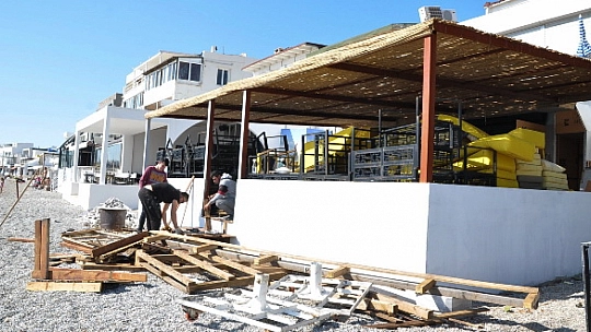 Bodrum sahillerine 'Tam kapatma'