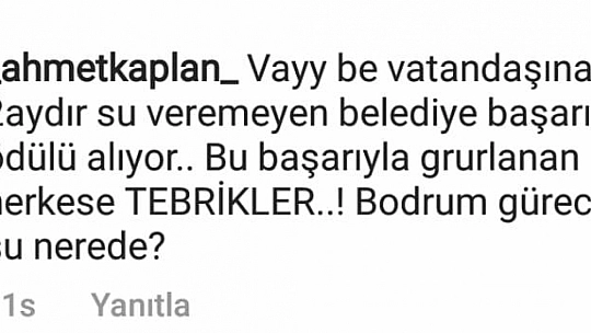 Muğla'da olmayan alt ve üst yapıya birincilik ödülü geldi