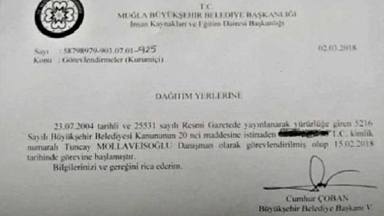 Tuncay Mollaveisoğlu hakkında Muğla Valiliğince soruşturma başlatıldı