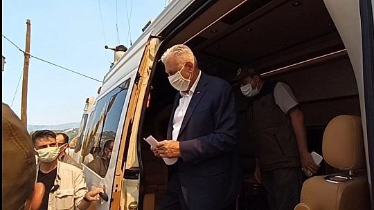 Binali Yıldırım, Marmaris ilçesine geldi