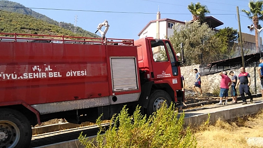 Karapınar mevkiinde yangın çıktı!