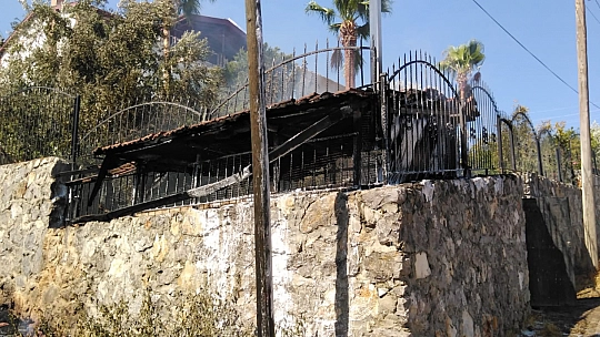 Karapınar mevkiinde yangın çıktı!