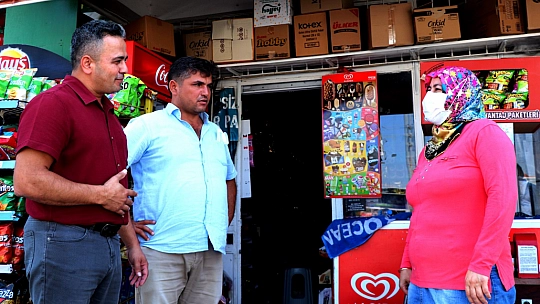 Demirtaş'tan esnaf ziyaretleri sürüyor