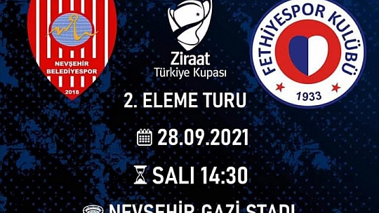 Fethiyespor kupa maçında (bugün) Nevşehir Belediyespor ile karşılaşacak