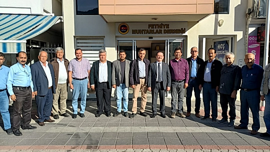 Başkan Öztürk'ten muhtarlar derneğine ziyaret