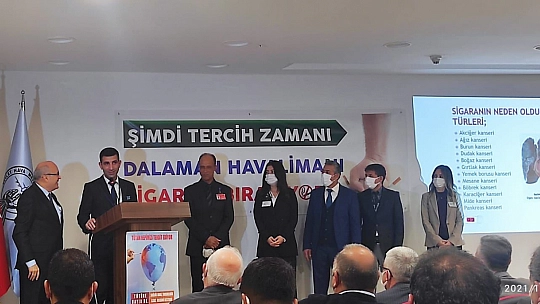 Dalaman Havaalanı Sigarayı Bırakıyor