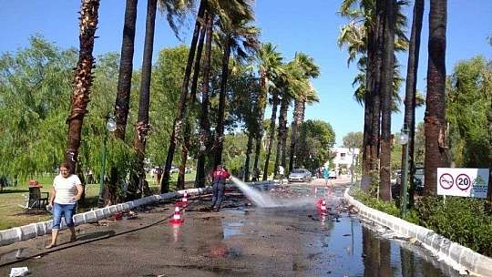 Yangına müdahale eden herkes yandı: 15 yaralı