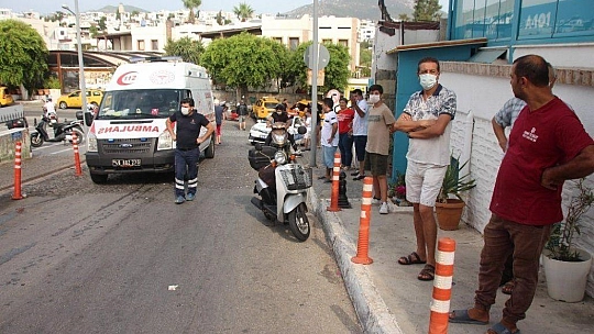 Yardım etmeye gitti, dükkanının yandığını görünce şok yaşadı