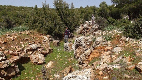 Yatağan'da 180 yıllık zımpara ocağı bulundu