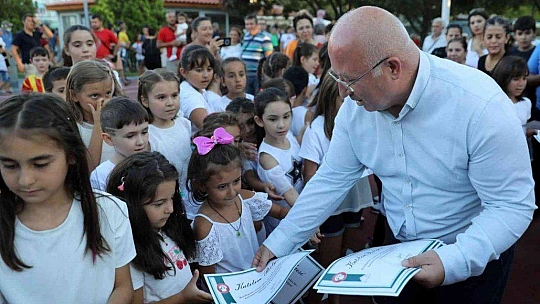 Yaz kursları etkinlikle sona erdi