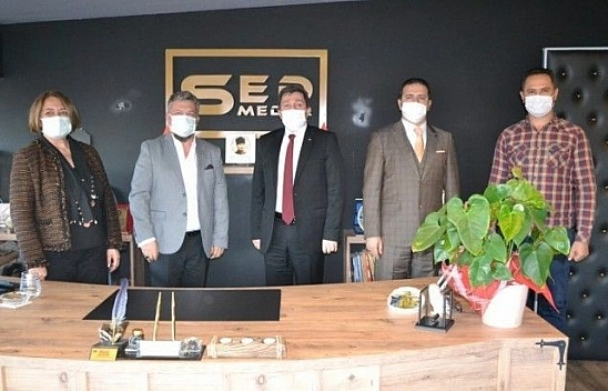 Vali Tavlı'dan SED Medya ve İGD'ye ziyaret