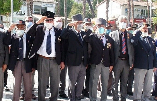Fethiye'de Gaziler Günü Törene Kutlandı