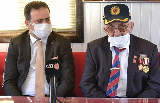 Kaymakam Fırat'tan, Gaziler Derneğine ziyaret